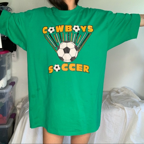 Vintage Cowboys Soccer T-shirt - Picture 4 of 6